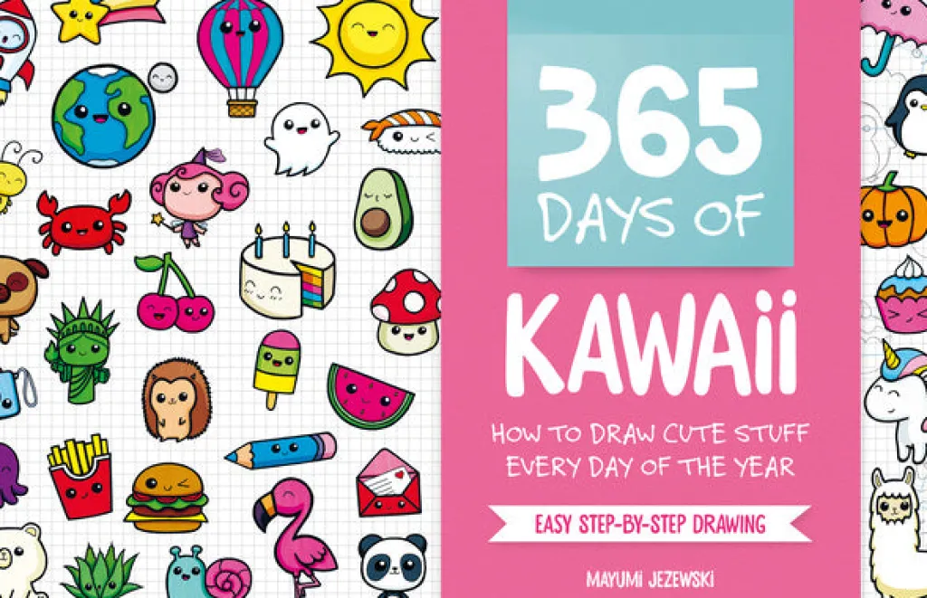 David & Charles 365 Days of Kawaii* Piirustusoppaat Ja Taidekirjat|Piirustusoppaat Ja Taidekirjat