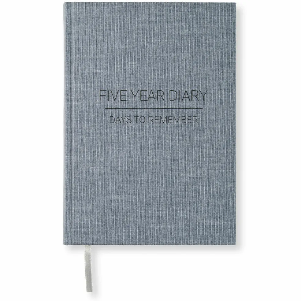 5 year diary A5 Denim 5 vuoden päiväkirja Paperstyle