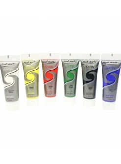 Akryyliväri 6 x 75 ml, Mont Marte Satin Acrylic Semi Matte