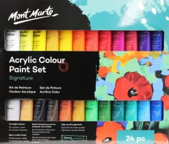 Suomalainen.com Akryyliväri 24 x 36ml Mont Marte* Mont Marte|Värit
