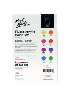 Suomalainen.com Akryyliväri 8 x 36ml Neon Flouro Mont Marte* Mont Marte|Värit