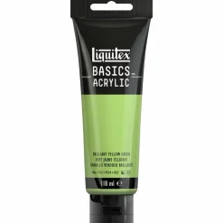 Winsor & Newton Akryyliväri 118ml 840 Brilliant Yellow Green Liquitex Basics Acrylic* Liquitex|Akryylimaalaus