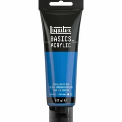 Winsor & Newton Akryyliväri 118ml 470 Cerulean Blue Liquitex Basics Acrylic* Liquitex|Akryylimaalaus