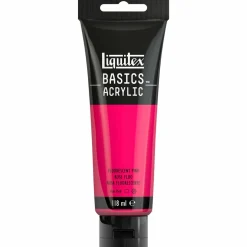 Akryyliväri 118ml 987 Fluorescent Pink Liquitex Basics Acrylic