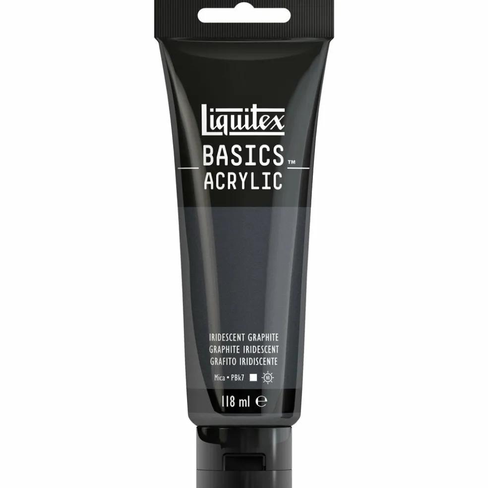 Akryyliväri 118ml 049 Iridescent Graphite Liquitex Basics Acrylic