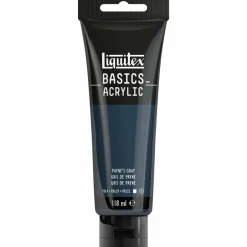 Winsor & Newton Akryyliväri 118ml 310 Paynes Grey Liquitex Basics Acrylic.* Liquitex|Akryylimaalaus