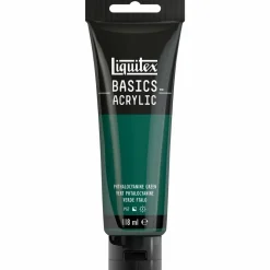 Winsor & Newton Akryyliväri 118ml 317 Phthalocyanine Green Liquitex Basics Acrylic* Liquitex|Akryylimaalaus