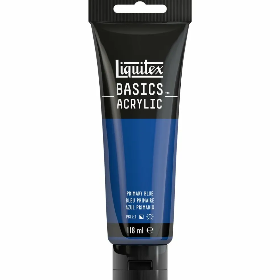 Akryyliväri 118ml 420 Primary Blue Liquitex Basics Acrylic