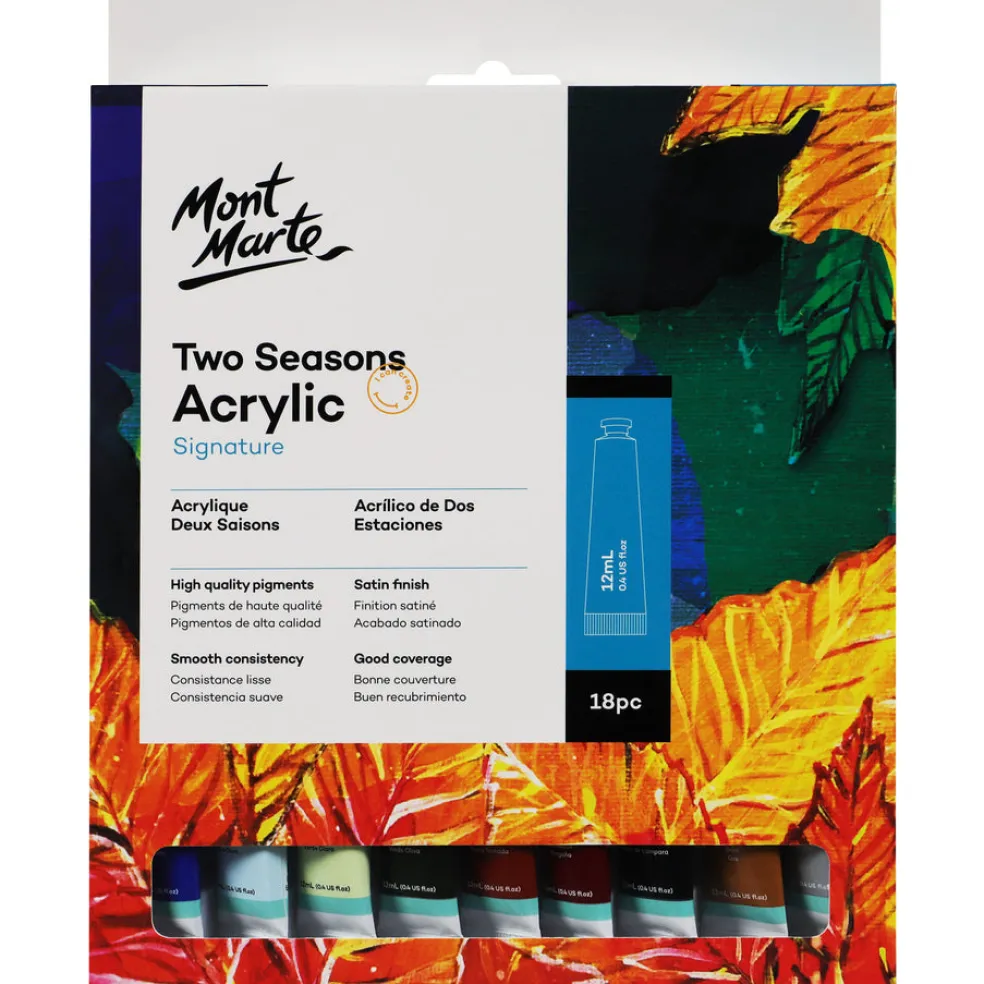 Akryyliväri 18x12ml, Mont Marte Two Seasons