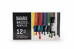 Winsor & Newton Akryylivärilajitelma 12x22ml Liquitex Basics Acrylic* Liquitex|Lahjavinkit Taiteilijalle