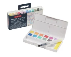 Akvarelliväri 12 kpl Derwent Pastel Shades Paint Set