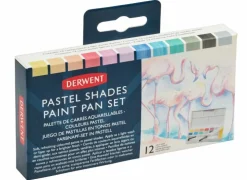 Akvarelliväri 12 kpl Derwent Pastel Shades Paint Set