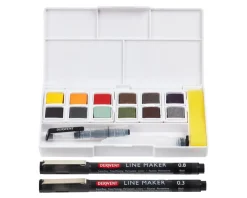 Derwent Akvarellivärisetti Line and Wash Paint* Lahjavinkit Taiteilijalle|Derwent Taidetarvikkeet