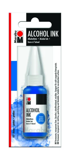 Alkoholimuste 20ml sininen, Marabu Alcohol ink 057 gentian