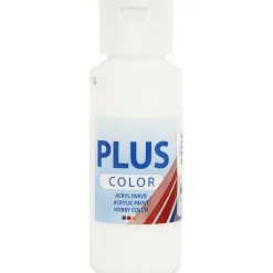 Suomalainen.com Askartelumaali 60ml valkoinen Plus Color* Muut Askartelutarvikkeet|Askartelu