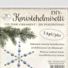 J.K. Primeco Oy Askartelupakkaus Lumihiutale 3 kpl sinivalkoinen* Askartelu|Aloituspakkaukset Askarteluun Ja Käsitöihin