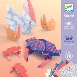 Djeco Askartelusetti Origami eläimet* Lasten Askartelu Ja Piirustus