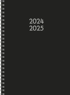 Burde Basic Study A5 2024-2025 musta SKK (lukuvuosikalenteri)* Kalenterit|Opiskelutarvikkeet