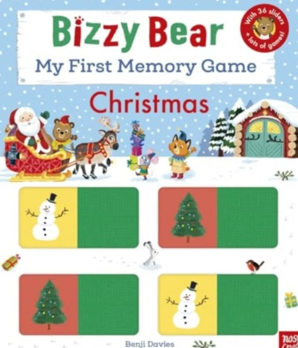 Bizzy Bear: My First Memory Game Book: Christmas