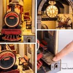Robotime/ Lahjamaa Book Nook Robotime, Time Travel 3D* Sisustus, Sesonkituotteet Ja Kodin Tarvikkeet|Kirjan Ystävä -Kirjatuotteet