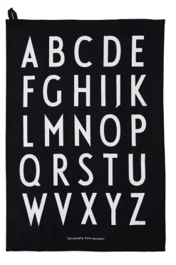 Design Letters Classic keittiöpyyhe 2 kpl , musta* Sisustus, Sesonkituotteet Ja Kodin Tarvikkeet|Tavarat