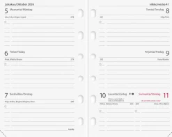 Burde Compact kalenteripaketti 18 kk 2025-2026 (lukuvuosikalenteri)* Kalenterit|Opiskelutarvikkeet