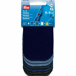 Prym Farkkupaikkasetti 6x8cm 4 väriä x 2kpl* Askartelu|Vaatehuolto
