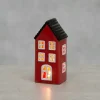 Suomalainen.com Finnlumor Talolyhty Copenhagen LED valoilla punainen 17 cm* Valaisimet Ja Lamput|Sisustus, Sesonkituotteet Ja Kodin Tarvikkeet