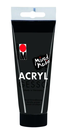 Gesso pohjustusaine musta 100ml, Marabu