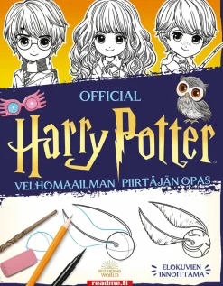 Readme.fi Harry Potter - Velhomaailman piirtäjän opas* Piirustusoppaat Ja Taidekirjat|Piirustusoppaat Ja Taidekirjat