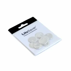 Saintex Oy Heijastava nappula 8 kpl valkoinen* Muut Askartelutarvikkeet|Askartelu
