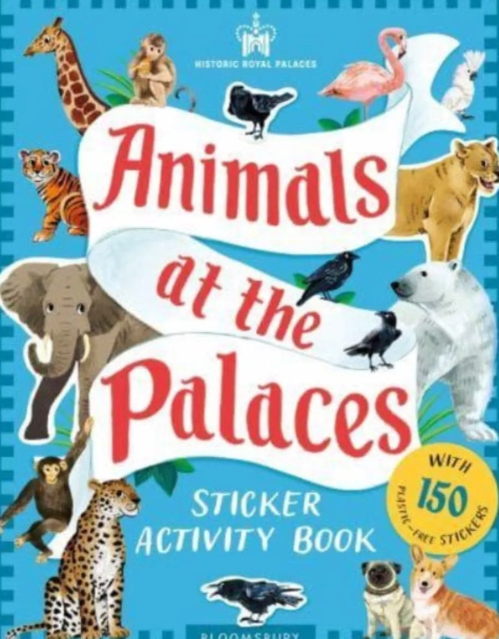 Bloomsbury Publishing PLC Historic Royal Palaces: Animals at the Palaces Sticker Activity Book* Puuha, Väritys Ja Askartelu