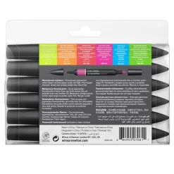Winsor & Newton Huopakynä Promarker 6 väriä Neon W&N* Winsor & Newton|Piirtäminen Ja Luonnostelu
