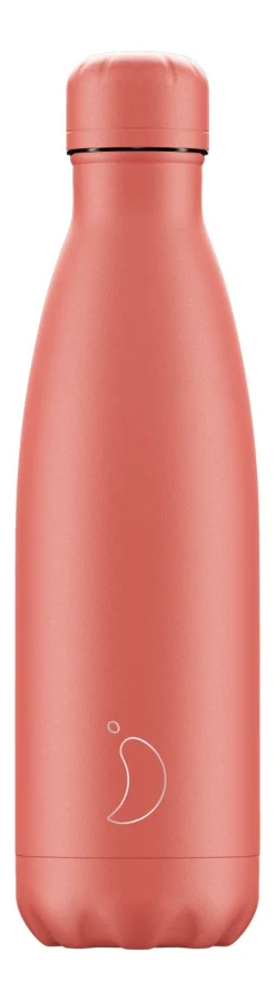 Chilly's Bottles Limited Juomapullo Chilly's Original Pastel All Coral 500 ml* Sisustus, Sesonkituotteet Ja Kodin Tarvikkeet|Tavarat