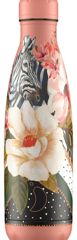 Chilly's Juomapullo Original Tropical Polka Zebra 500 ml* Sisustus, Sesonkituotteet Ja Kodin Tarvikkeet|Tavarat