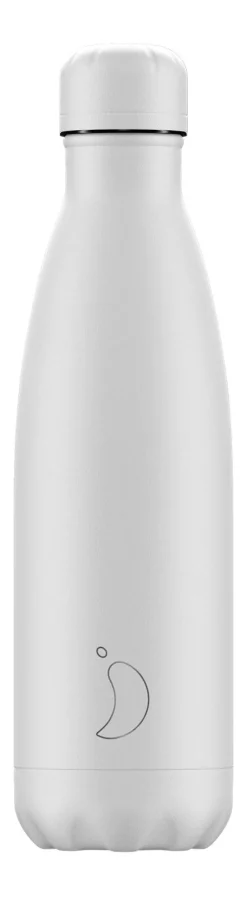 Juomapullo Chilly's Original Monochrome All White 500 ml