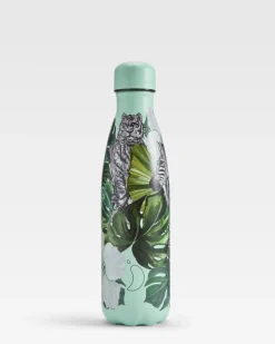 Chilly's Bottles Limited Juomapullo Chilly's Tropical Wild Monstera 500 ml* Uutuustuotteet|Sisustus, Sesonkituotteet Ja Kodin Tarvikkeet