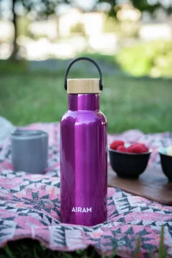 Airam Electric Oy Ab Juomapullo 0,5L Roosa nauha Teräs* Sisustus, Sesonkituotteet Ja Kodin Tarvikkeet|Tavarat