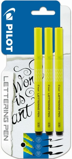 Kalligrafiakynä Lettering Pen Pilot 3 kpl