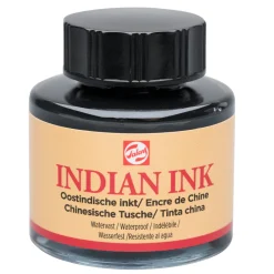 Suomalainen.com Kalligrafiamuste 30ml Indian Ink, Talens* Piirtäminen Ja Luonnostelu|Tussit, Musteet Ja Kalligrafia