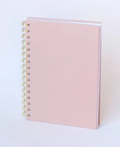 Bigso Kierremuistikirja A5/180 sivua, viivallinen, Dusty Pink* Opiskelutarvikkeet