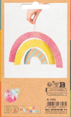 Kimallejauhe biohajoava 5x7g Rainbow