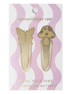 Kirjanmerkki 2 kpl Mushrooms + Butterfly Designworks Ink