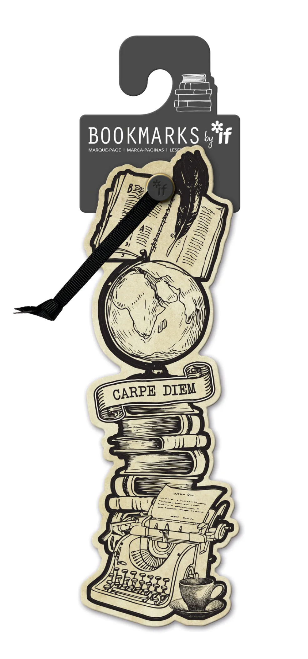 Kirjanmerkki Academia Carpe Diem