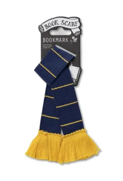 Kirjanmerkki Book Scarf Navy & Yellow