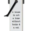 if Cardboard Creations Ltd. Kirjanmerkki Literary Books & Cat* Lahjatavarat|Kirjan Ystävä -Kirjatuotteet
