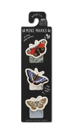if Cardboard Creations Ltd. Kirjanmerkki magneetilla Mini Marks Butterflies* Lahjatavarat|Kirjan Ystävä -Kirjatuotteet