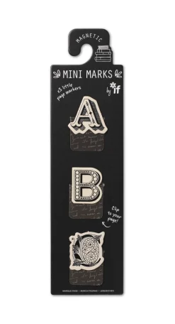 Kirjanmerkki magneetilla Mini Marks ABC