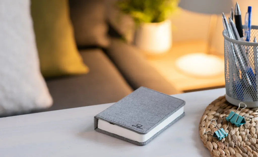 Gingko Design Kirjavalo Gingko Smart Book Light Mini, harmaa pellava* Toimistokoneet Ja Pienlaitteet|Valaisimet Ja Lamput