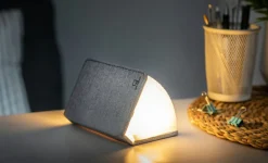 Gingko Design Kirjavalo Gingko Smart Book Light Mini, harmaa pellava* Toimistokoneet Ja Pienlaitteet|Valaisimet Ja Lamput